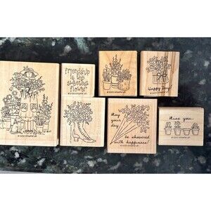 Stampin Up Rubber Stamps Friendship Garden